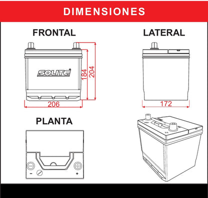 BATERIA SOLITE CMF50AL