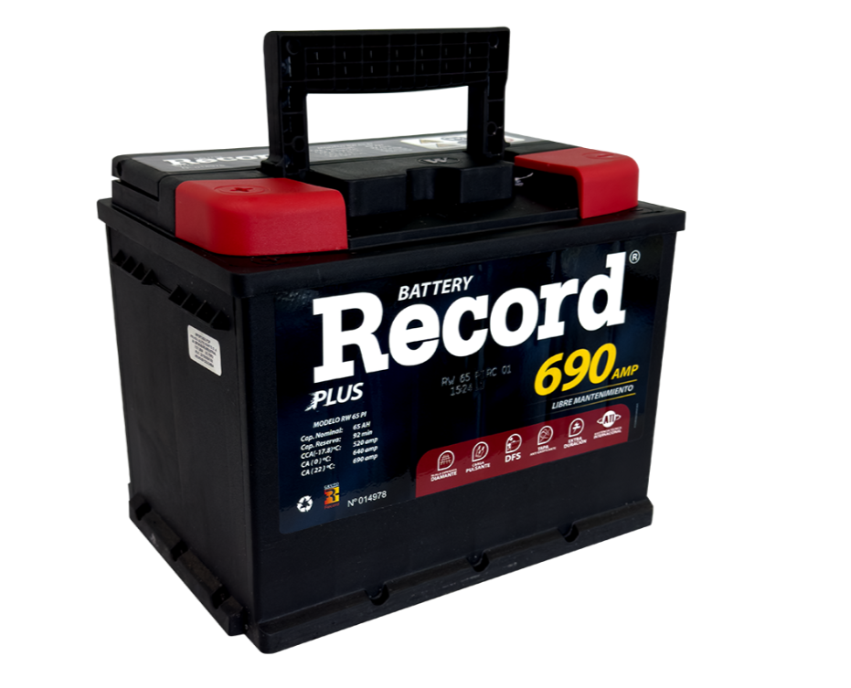 BATERIA RECORD RW65 PI PLUS